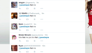 Illustration for article titled Pewdiepie Would Like People To Stop Telling Him To Fist Them